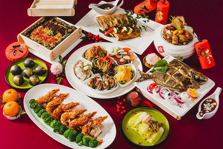 和逸飯店.桃園館6人份年菜外帶售價8,800元 圖:和逸飯店.桃園館╱提供