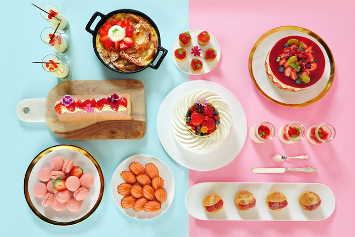台北凱撒Checkers草莓季限定甜點浪漫登場　圖：台北凱撒大飯店／提供