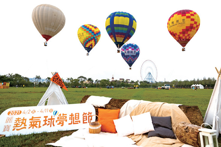 ▲「麗寶熱氣球夢想節」是今年西部首場大型熱氣球活動　圖：麗寶樂園╱提供