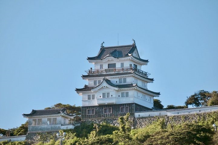 平戶市的地標「平戶城」。　圖：平戶觀光協會／提供