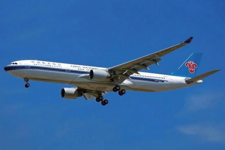 南航依舊提供桃園—上海航線每天1班來回的服務，使用A330-300寬體機型執飛。　圖：中國南方航空╱提供