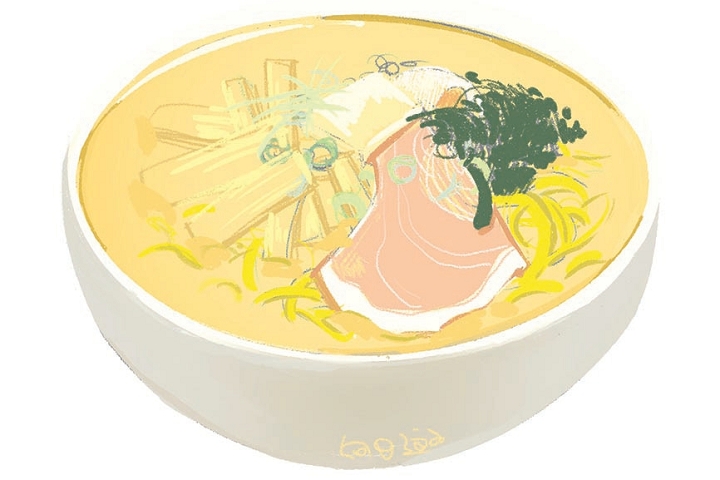 口感滑順的「味噌咖哩牛奶拉麵」是到訪青森市必吃當地美食！　圖：向日遊╱提供