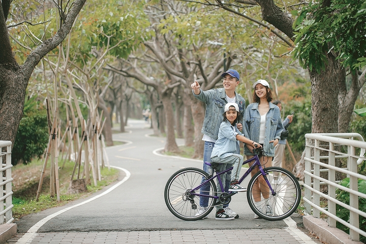 ▲鄰近的潭雅神自行車道與中科自行車道，適合親子休閒騎遊。　圖：自行車文化探索館╱提供