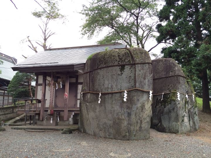 ▲當初惡鬼在岩石上留下的手印，也被認為是「岩手縣」縣名由來。  圖：岩手縣/提供