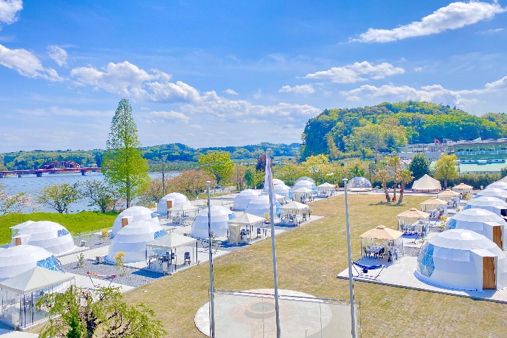 鄰近東京的千葉縣「高龍湖豪華露營渡假村」。　圖：株式会社HAMIRU／來源