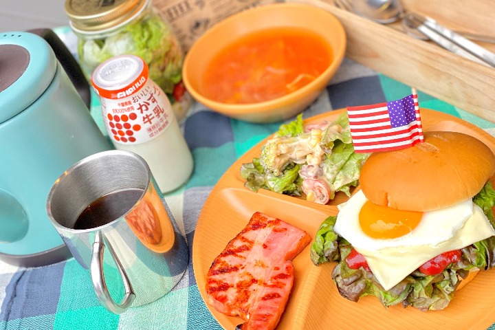 ▲露營區早餐營養午餐擺盤讓人想拍照上網分享。　圖：株式会社HAMIRU／來源