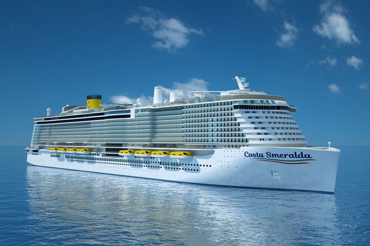 歌詩達郵輪翡翠號Costa Smeralda搭載全球航海科技最新進液態天然氣技術設備（LNG）。　圖：歌詩達郵輪╱提供 