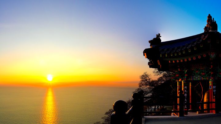▲向日庵在2019年美國CNN選定為「韓國最美麗的33所寺廟」之一。　圖：韓國-麗水市╱提供