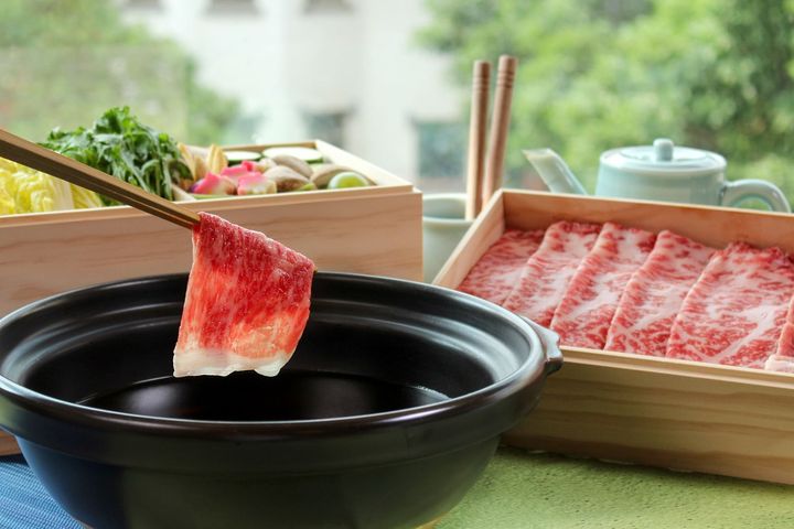 日本和牛外帶鍋。　圖：日勝生加賀屋╱提供