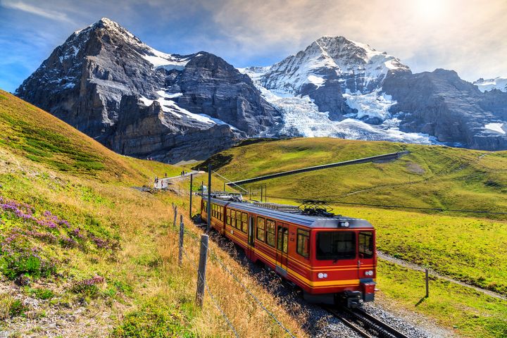 ▲瑞士少女峰列車。　圖：shutterstock╱來源