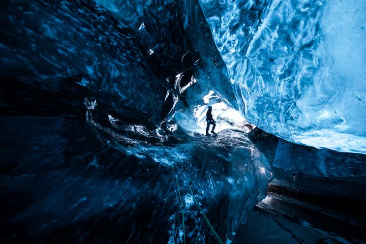 ▲冰島藍冰洞。　圖：shutterstock╱來源