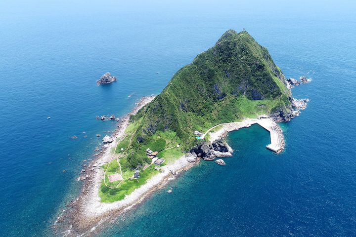 鳥瞰基隆嶼。　圖：基隆市政府觀光及城市行銷處／提供