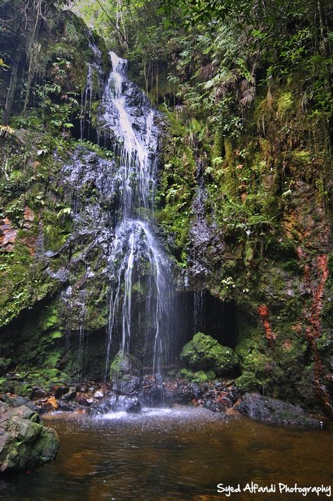 ▲在 Alur Naga 瀑布暢遊，舒緩壓力。　圖：Syed Alfandi╱來源