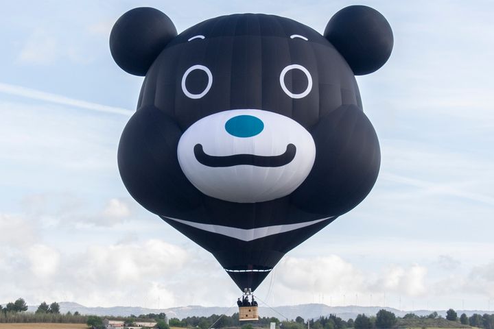 ▲熊讚熱氣球超Q造型，也將出現在熱氣球臺東國家隊。　圖：臺北市觀傳局╱提供