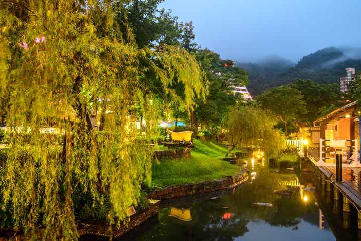 礁溪湯圍溝溫泉公園。　圖：陳雅惠／攝影、礁溪鄉公所／提供 