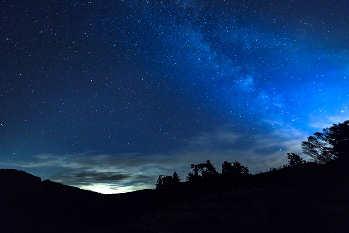 ▲夜晚還有美麗星空陪伴入睡。　圖：竜王マウンテンパーク／來源