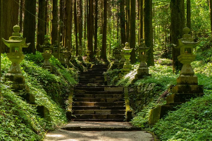 ▲穿越鳥居後沿著石階向上就能抵達神社。　圖：写真AC／來源