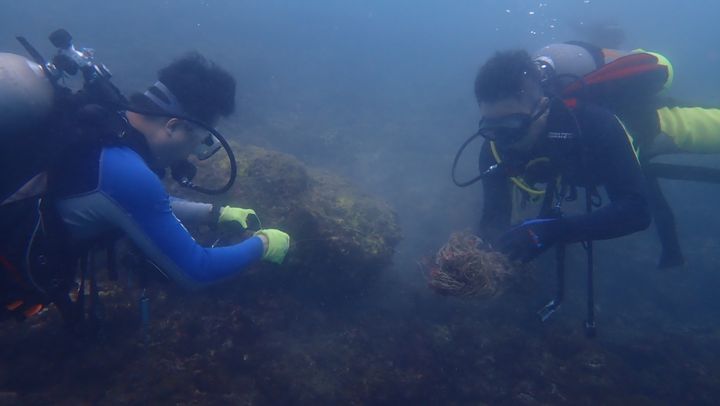 ▲海洋廢棄物就像海洋癌細胞，邀您一同守護海洋健康。　圖：北海岸及觀音山國家風景區管理處╱提供