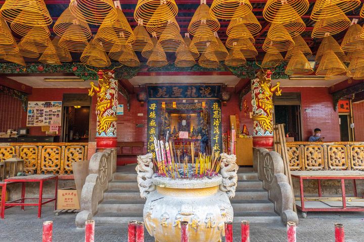 ▲位於坪洲東灣的「龍母廟」建於1971年， 是島上最大的寺廟。　圖：香港旅遊發展局／提供