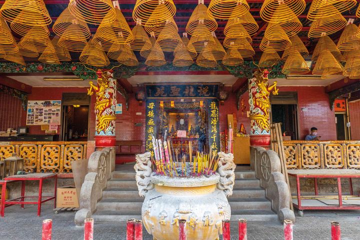 ▲位於坪洲東灣的「龍母廟」建於1971年， 是島上最大的寺廟。　圖：香港旅遊發展局／提供