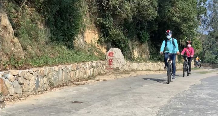 ▲喜愛自行車旅遊的朋友，一起到馬祖跳島遊。　圖：馬祖國家風景區管理處／提供