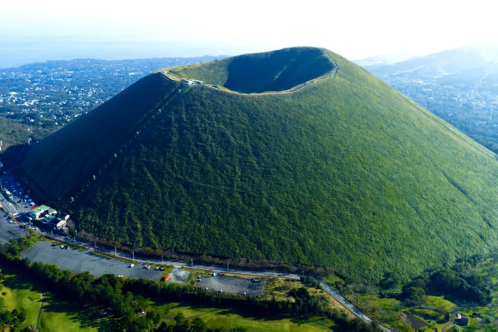 大室山獲得米其林綠色指南一星評鑑。　圖：美好伊豆創造中心／提供