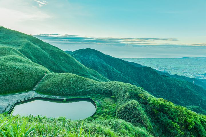 礁溪聖母歷史步道-知名抹茶山景觀。　圖：shutterstock／來源