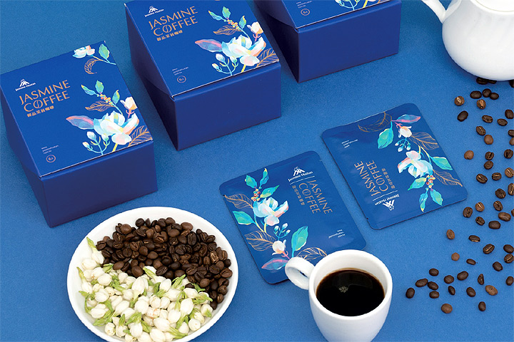 品茉莉咖啡創意包裝更勇奪韓國K-Design Award設計大獎，堪稱台灣之光。　圖：花壇鄉農會／提供