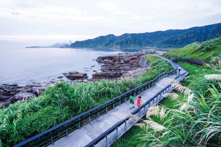 ▲湖海灣自行車道。　圖：北海岸及觀音山國家風景區管理處／提供