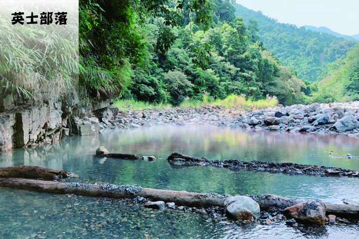 ▲芃芃野溪溫泉，享受青山環繞蟲鳴鳥啼。　圖：宜蘭縣原住民事務所／提供