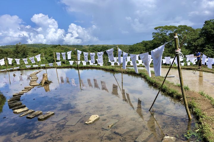 第一屆水T藝術節於貢寮雞母嶺登場。　圖：東北角暨宜蘭海岸國家風景區管理處／提供 