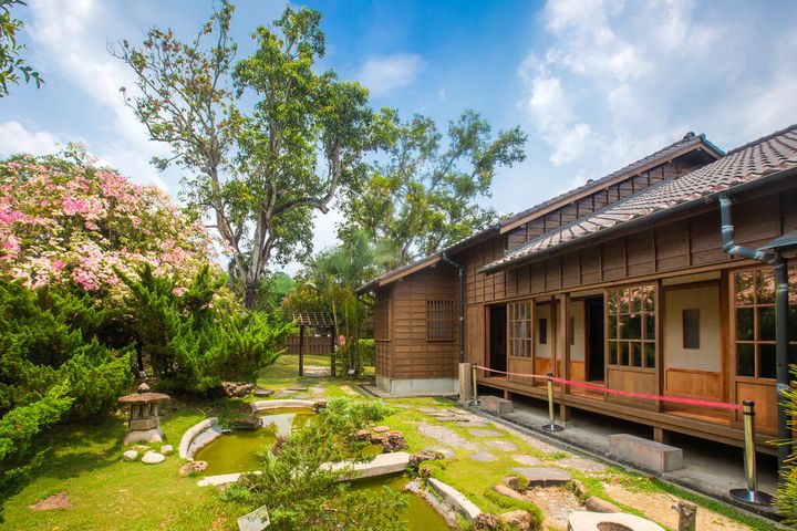 ▲八田與一紀念園區的戶外庭園。　圖：交通部觀光局西拉雅國家風景區管理處／提供