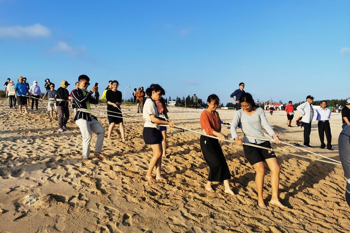 ▲澎湖漁業發達，「牽罟」與「柵網」技藝成為旅遊體驗之一。　圖：澎湖國家風景區管理處／提供