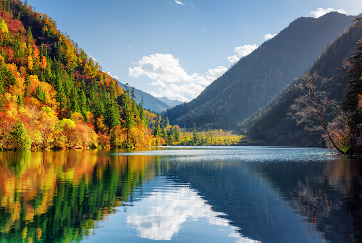 ▲九寨溝重新開啟，旅客有機會再訪奇蹟美景。　圖：海旅會／來源