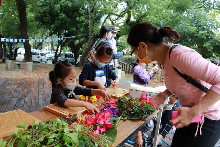 ▲手做紙體驗。　圖：阿里山國家風景區管理處／提供