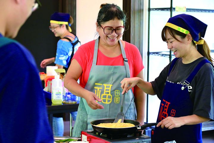 ▲香草廚房廚藝體驗。　圖：農遊超市／提供