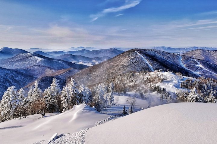 ▲北大湖滑雪場山坡平緩。 圖：北大湖度假區微博公眾號／來源