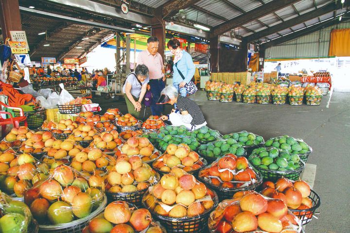 ▲玉井青果市場是台南最大的芒果集散地。　圖：交通部觀光局西拉雅國家風景區管理處／提供