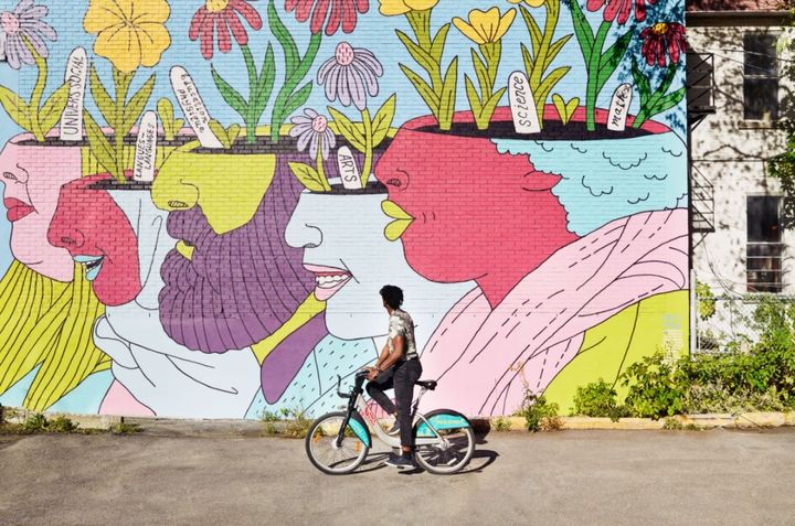 ▲蒙特婁擁有兩個大型壁畫節日。　圖：MURAL Festival, Kashink (2014) - Photo by Sylvie Li @ shoot Studio - Tourisme Montréal／來源