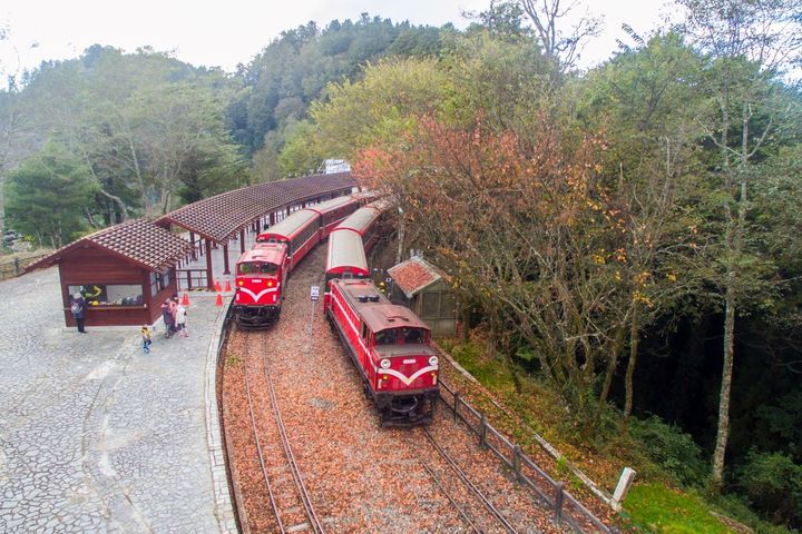 ▲對高岳車站景致。　圖：林務局阿里山林業鐵路及文化資產管理處／提供