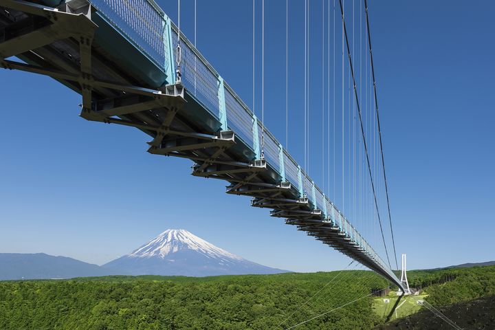 三島Sky Walk 可眺望富士山美景。　圖：美好伊豆創造中心／提供