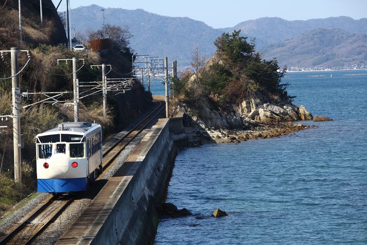 ▲日本最慢新幹線「鐵道HOBBY TRAIN」連結愛媛與高知。　圖：愛媛縣觀光國際課／提供