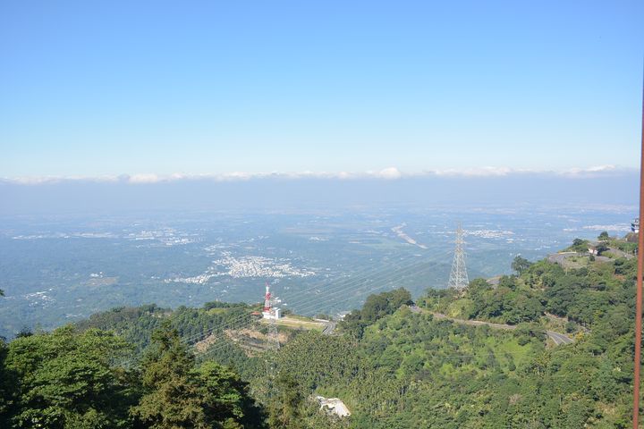 嘉義梅山鄉保有純樸遼闊的自然景觀。　記者-王政／攝