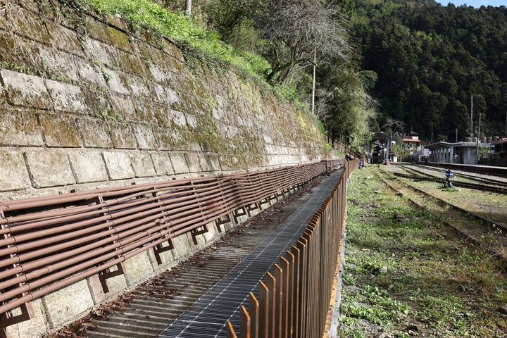 ▲運用減法設計，展現水管藝術。　圖：阿里山林業鐵路及文化資產管理處／提供