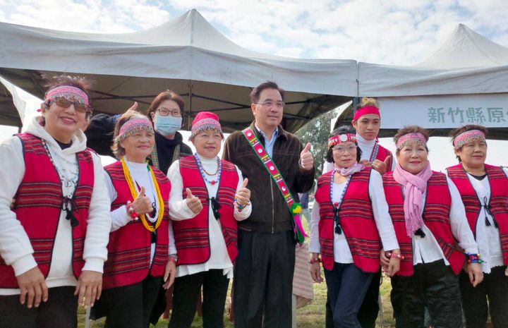 ▲夷將•拔路兒Icyang•Parod主任委員參與新竹市那魯灣文化聚落啟用暨聯合祭典活動。　圖：原住民族委員會／提供