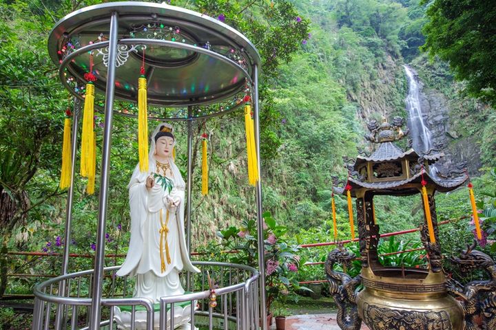 嘉義新景點，竹崎鄉觀音瀑布風華再現。　圖：阿里山國家風景區管理處／提供