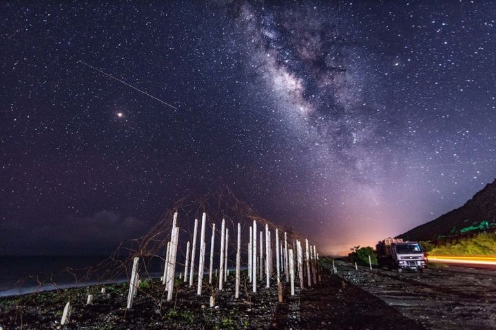 ▲台東美麗的星空。　圖：台東縣政府交通及觀光發展處觀光遊憩科／提供