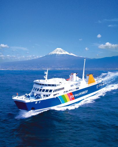 ▲富士山駿河灣渡輪，可從海上觀賞富士山美景。　圖：靜岡市／提供