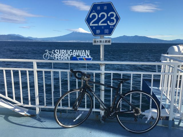▲富士山駿河灣渡輪，自行車也能上船。　圖：靜岡市／提供