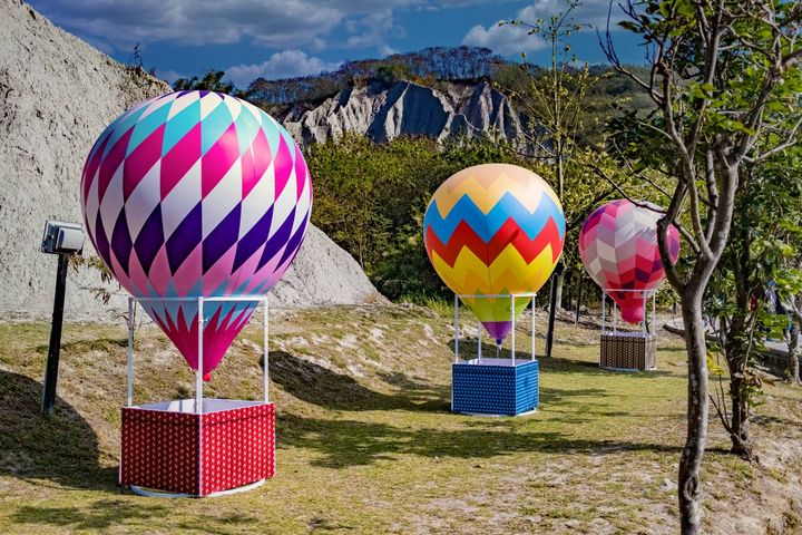 ▲月世界熱氣球裝置藝術。　圖：高雄市政府觀光局／提供